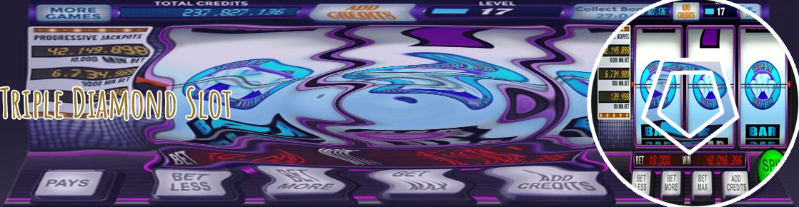 Triple diamond classic slots